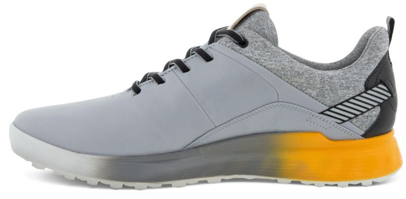 ECCO Golf Ecco S-Three Men's Golf Shoes - Silver Grey Dritton 3 ECCO Golf Ecco S-Three Men's Golf Shoes - Silver Grey Dritton