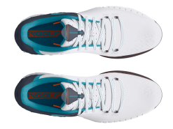 Under Armour Golf Under Armour HOVR Drive 2 Wide Golf Shoes - White/Grey/Blue -Clubs Shop 1033