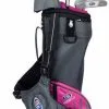 U.S. Kids Golf U.S Kids Golf UL39-s 3 Club Carry Set - Grey/Pink - Right Hand -Clubs Shop 13762 1