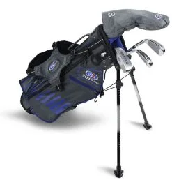 U.S. Kids Golf U.S Kids UL45-S 4 Club Set -Grey/Blue