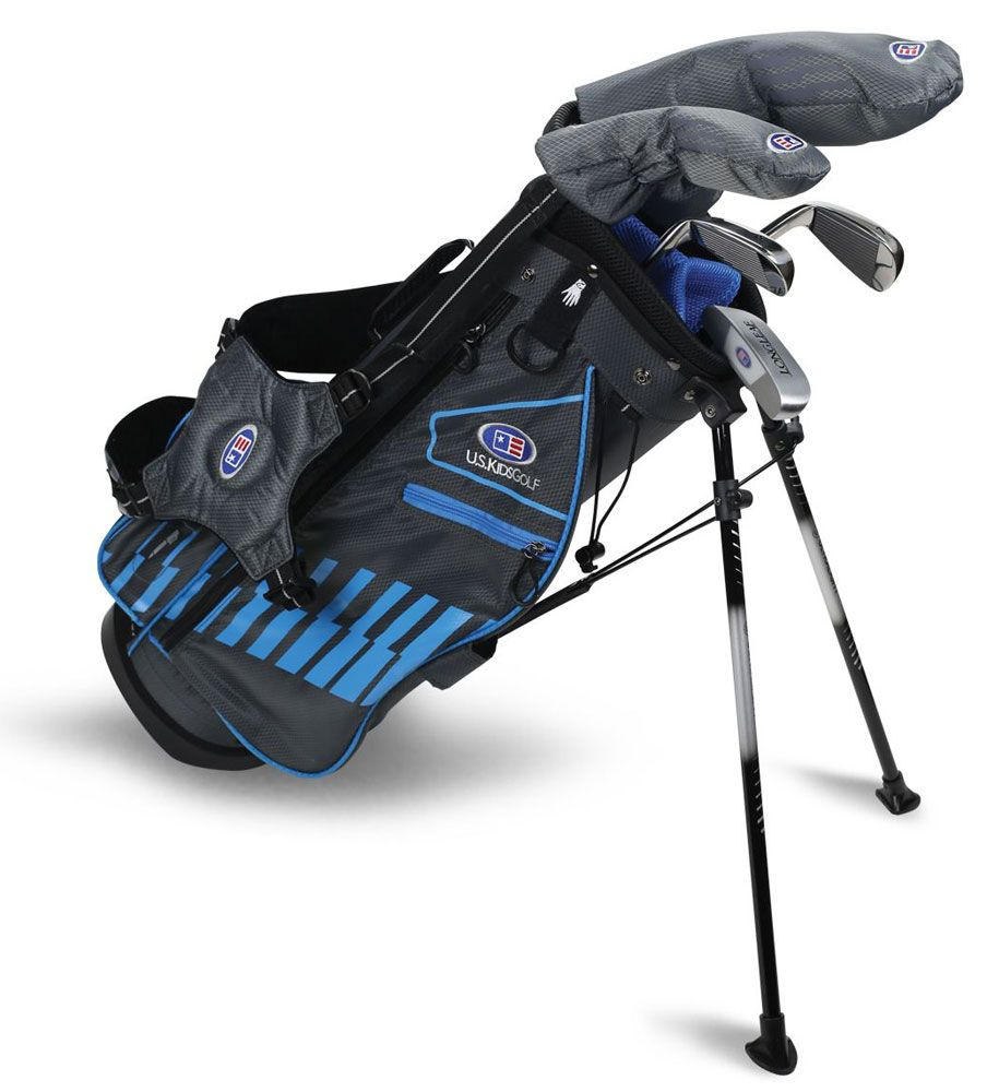 U.S. Kids Golf U.S Kids Golf UL48-S 5 Club Stand Bag Set - Grey/Teal 3 U.S. Kids Golf U.S Kids Golf UL48-S 5 Club Stand Bag Set - Grey/Teal