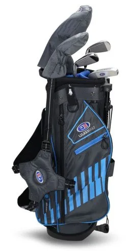 U.S. Kids Golf U.S Kids Golf UL48-S 5 Club Stand Bag Set - Grey/Teal 7 U.S. Kids Golf U.S Kids Golf UL48-S 5 Club Stand Bag Set - Grey/Teal -Clubs Shop 18760 2 1