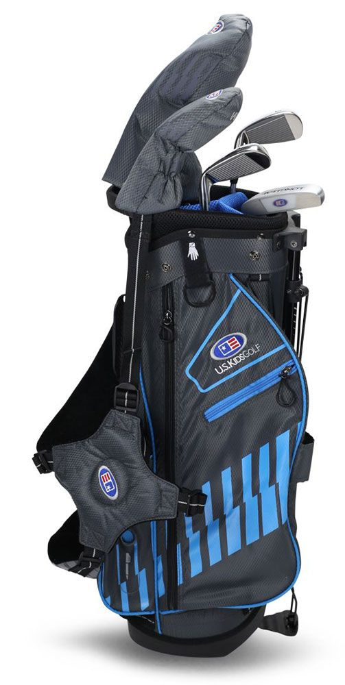 U.S. Kids Golf U.S Kids Golf UL48-S 5 Club Stand Bag Set - Grey/Teal 5 U.S. Kids Golf U.S Kids Golf UL48-S 5 Club Stand Bag Set - Grey/Teal - Image 3