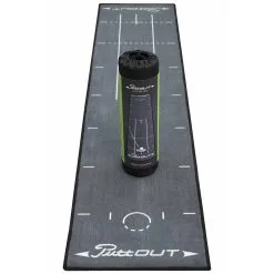 Acushnet PuttOut Mat - In Home Practice Mat- Grey -Clubs Shop 1 PuttOut Mat Grey