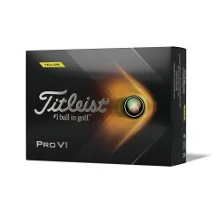 Acushnet 2021 Titleist Pro V1 Dozen - White -Clubs Shop 2021 ProV1 Dozen Yellow left facing 1 fdf318b7 df9b 47a2 afa9 9969d80b186c