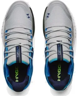 Under Armour Golf Under Armour HOVR Forge RC Spikeless Golf Shoes - Mod Grey / Cruise Blue (103) -Clubs Shop 3024366 3 1