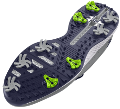 Under Armour Golf Under Armour Charged Draw 2 Wide Mens Golf Shoes - Mod Gray/Midnight Navy -Clubs Shop 3026401 101 5