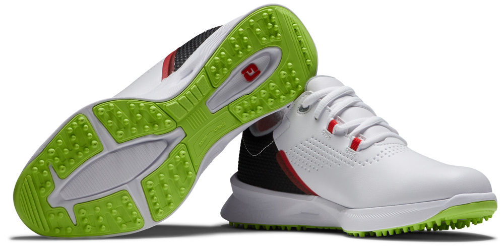FootJoy Golf FootJoy Fuel Junior Golf Shoe - White/Black/Lime 8 FootJoy Golf FootJoy Fuel Junior Golf Shoe - White/Black/Lime - Image 6