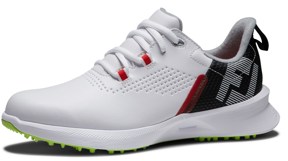 FootJoy Golf FootJoy Fuel Junior Golf Shoe - White/Black/Lime 5 FootJoy Golf FootJoy Fuel Junior Golf Shoe - White/Black/Lime - Image 3