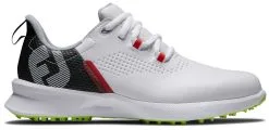 FootJoy Golf FootJoy Fuel Junior Golf Shoe - White/Black/Lime