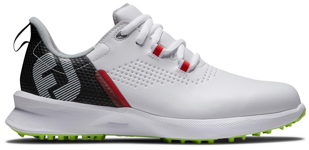 FootJoy Golf FootJoy Fuel Junior Golf Shoe - White/Black/Lime 3 FootJoy Golf FootJoy Fuel Junior Golf Shoe - White/Black/Lime