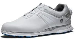 FootJoy Golf FootJoy Pro SL BOA 2022 Golf Shoes - White/Grey -Clubs Shop 53078 6
