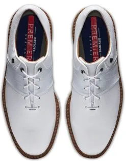 FootJoy Golf FootJoy DryJoys Premiere Series Packard Golf Shoes - White -Clubs Shop 53908 2 1 1