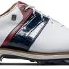 FootJoy Golf FootJoy DryJoys Premiere Series Packard Golf Shoes - White/Navy/Red -Clubs Shop 53909 5