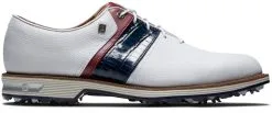 FootJoy Golf FootJoy DryJoys Premiere Series Packard Golf Shoes - White/Navy/Red