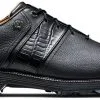 FootJoy Golf FootJoy DryJoys Premiere Series Packard Golf Shoes - Black -Clubs Shop 53924 5