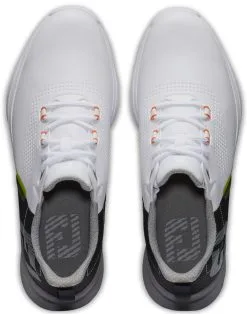 FootJoy Golf FootJoy Fuel Golf Shoe - White/Black/Orange 12 FootJoy Golf FootJoy Fuel Golf Shoe - White/Black/Orange -Clubs Shop 55443 1