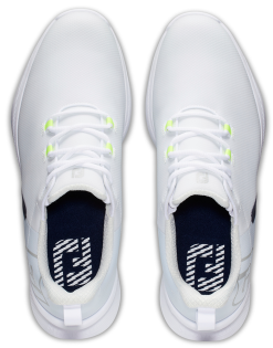 FootJoy Golf FootJoy Fuel Sport Mens Golf Shoes - White/Navy/Green -Clubs Shop 55453 8