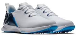 FootJoy Golf FootJoy Fuel Sport Mens Golf Shoes - White/Navy/Blue -Clubs Shop 55454 3