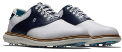 FootJoy Golf FootJoy Traditions Mens Golf Shoes - White/Navy 57899 -Clubs Shop 57899 3