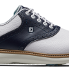 FootJoy Golf FootJoy Traditions Mens Golf Shoes - White/Navy 57899 -Clubs Shop 57899 4