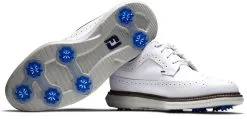 FootJoy Golf FootJoy Traditions - Shield Tip Golf Shoes - White -Clubs Shop 57910 2