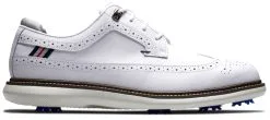 FootJoy Golf FootJoy Traditions - Shield Tip Golf Shoes - White