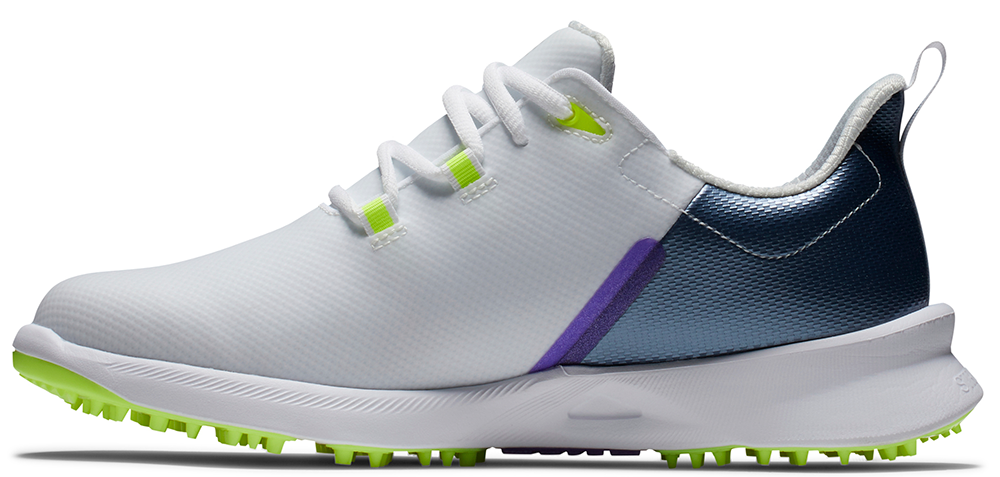 FootJoy Golf FootJoy Fuel Sport Womens Golf Shoes - White/Navy/Green 4 FootJoy Golf FootJoy Fuel Sport Womens Golf Shoes - White/Navy/Green - Image 2