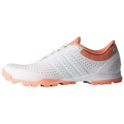 Adidas Women's Adipure Sport Golf Shoe-4.5-Medium-White/Orange -Clubs Shop adip1