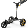 Powakaddy Golf NEW Powakaddy DLX-Lite FF Push Trolley - GunMetal/Yellow -Clubs Shop dlxyellow2