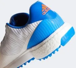 Adidas CodeChaos Sport Wide Fit Golf Shoe -8.5-Cloud White/Silver Metallic/Glow Blue -Clubs Shop ef5731 6