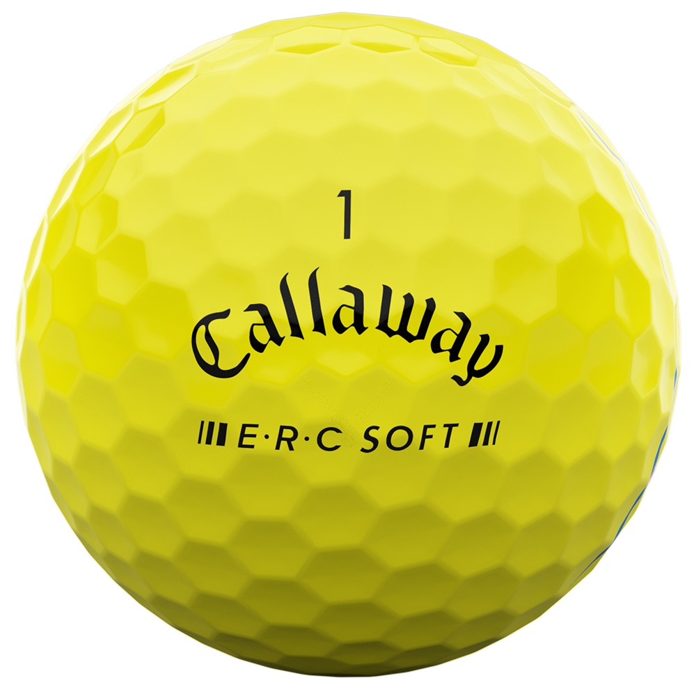 Callaway Golf NEW Callaway ERC Soft Triple Track Golf Balls - Yellow 4 Callaway Golf NEW Callaway ERC Soft Triple Track Golf Balls - Yellow - Image 2