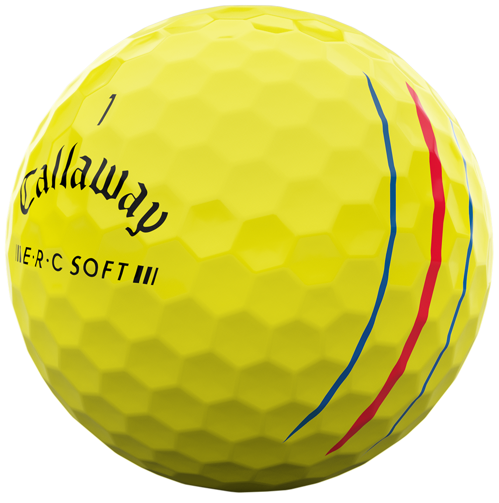 Callaway Golf NEW Callaway ERC Soft Triple Track Golf Balls - Yellow 5 Callaway Golf NEW Callaway ERC Soft Triple Track Golf Balls - Yellow - Image 3
