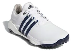 ADIDAS Tour 360 22 Golf Shoes - Cloud White / Collegiate Navy / Silver Metallic -Clubs Shop gv7427 5