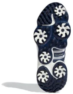 ADIDAS Tour 360 22 Golf Shoes - Cloud White / Collegiate Navy / Silver Metallic -Clubs Shop gv7427 6