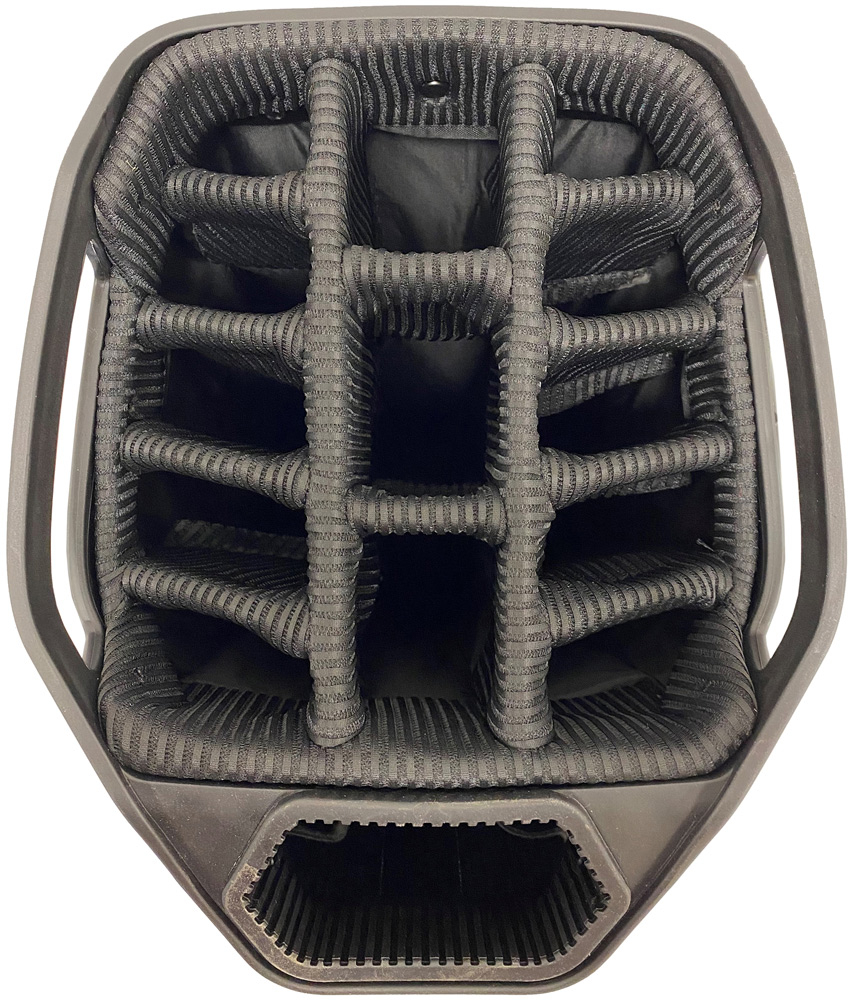 Sun Mountain Golf Sun Mountain H2NO Lite Cart Bag - Gunmetal/Pink/Cadet 5 Sun Mountain Golf Sun Mountain H2NO Lite Cart Bag - Gunmetal/Pink/Cadet - Image 3