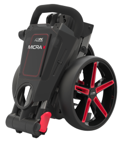 Powakaddy Golf PowaKaddy Micra Golf Push Trolley - GunMetal/Red -Clubs Shop micred2