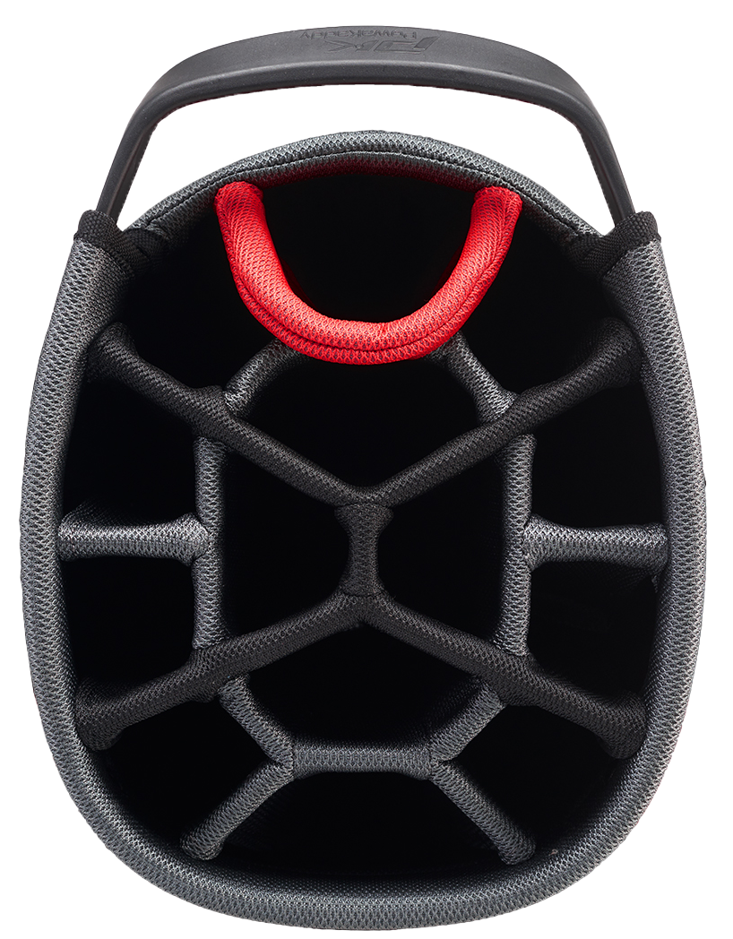 Powakaddy Golf NEW PowaKaddy Dri-Tech Cart Bag - Red With Cool Grey Trim 4 Powakaddy Golf NEW PowaKaddy Dri-Tech Cart Bag - Red With Cool Grey Trim - Image 2