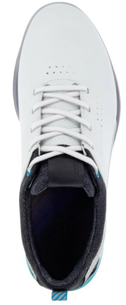 ECCO Golf Ecco S-Three Golf Shoes - White/Caribbean -Clubs Shop sthreewc 4