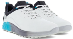 ECCO Golf Ecco S-Three Golf Shoes - White/Caribbean -Clubs Shop sthreewc 5