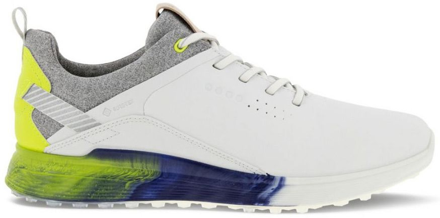 ECCO Golf Ecco S-Three Golf Shoes - White/Lime Punch 3 ECCO Golf Ecco S-Three Golf Shoes - White/Lime Punch