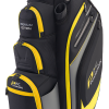 Powakaddy Golf NEW PowaKaddy Premium Edition Cart Bag - Black/Gun Metal/Yellow 2 Powakaddy Golf NEW PowaKaddy Premium Edition Cart Bag - Black/Gun Metal/Yellow -Clubs Shop yellowbag 1